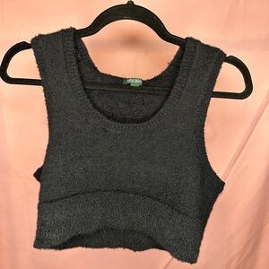 Wild Fable cropped fuzzy sweater vest